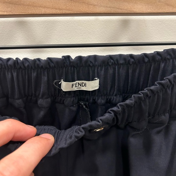Fendi Womens Navy Drawsting Joggers Trouser 8 - Picture 4 of 10